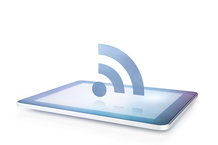 RSS icon with tablet