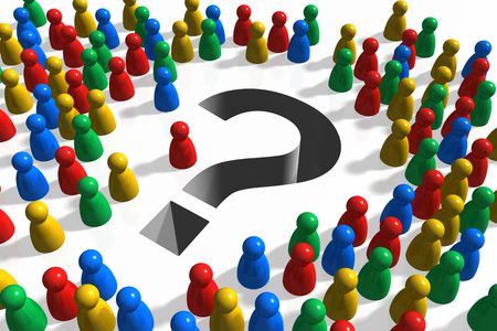 The Questionの写真素材