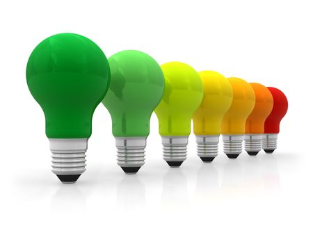Energy efficiency conceptの写真素材