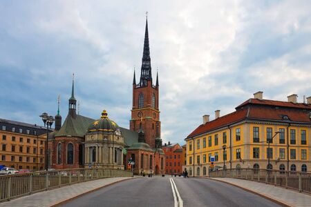 The Old Town in Stockholm, Swedenの写真素材