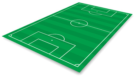 Football fieldのイラスト素材