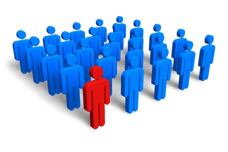 Individuality conceptの写真素材