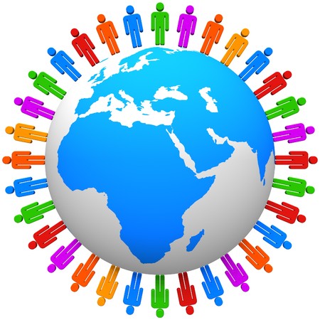 Global communication conceptの写真素材