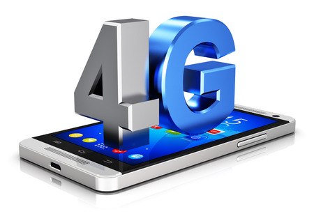 Creative abstract mobile telecommunication cellular high speed data connection business concept  の写真素材