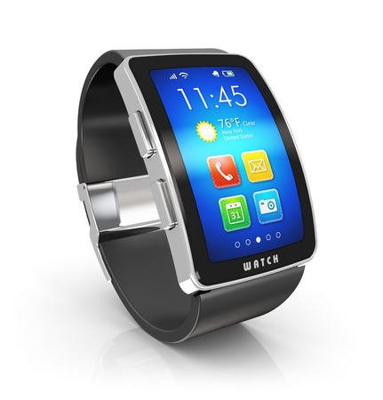 Creative business mobility and modern mobile wearable device の写真素材