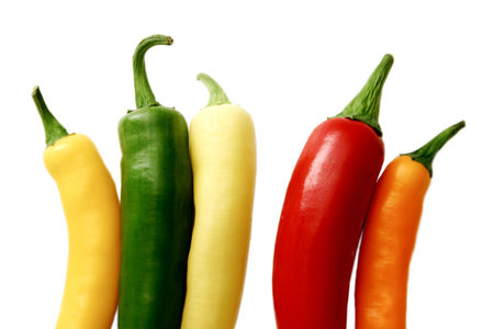  assorted peppersの写真素材