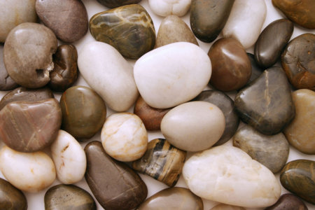  smooth beach rocksの写真素材