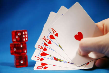 Poker Hands - A royal flush