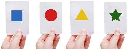 Shapes flash cards 