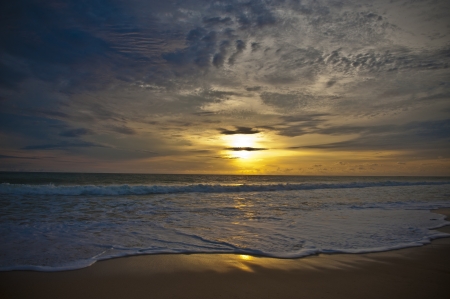 Sunset beachの写真素材