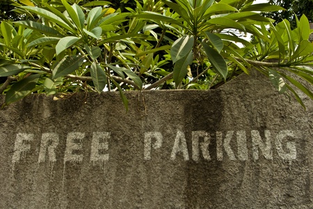 Free Parkingの写真素材