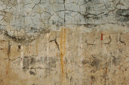 cracked wallの写真素材