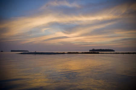 Sunrise Paradise Islandの写真素材