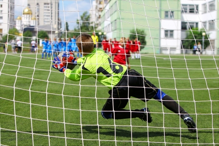 Football goalkeeperの写真素材