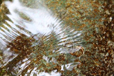 Water flow abstraction in mountain river in Abkhazia