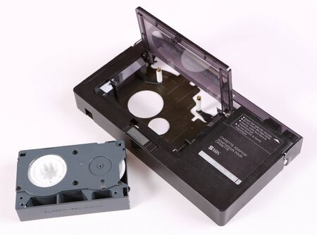 Video cassette adaptor for  digitization of 16 mm cassetteの写真素材