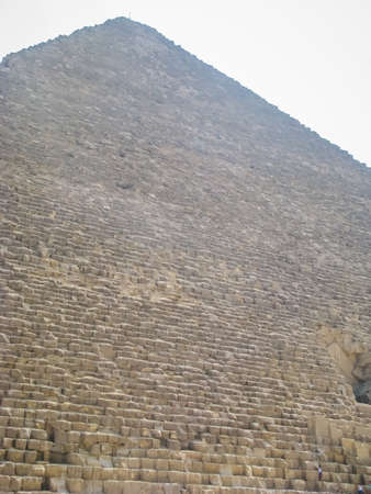 Giza pyramids, cairo, egypt. Egypt. Cairo - Giza. View of pyramids from the Giza Plat