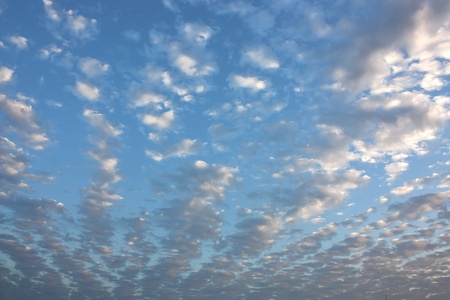 Nature sky clouds white with beautiful eyes.