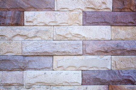 stone wall made with blocks