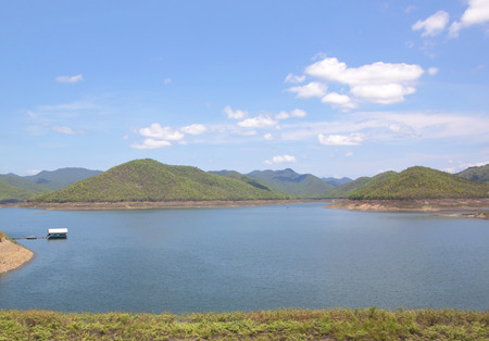 Dam hydro generators natural forest mountains Chiang Mai Thailand.の写真素材