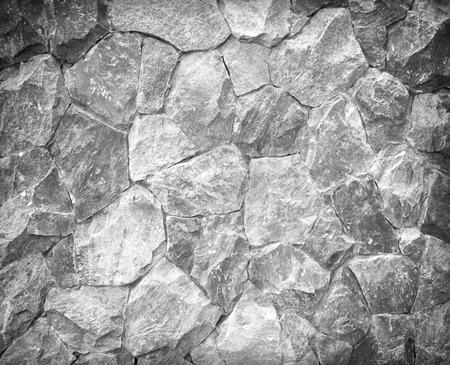 Stone wall background texture The solid wall constructionの写真素材