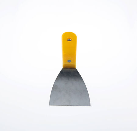 Trowel plastic handle  isolated on white backgroundの写真素材
