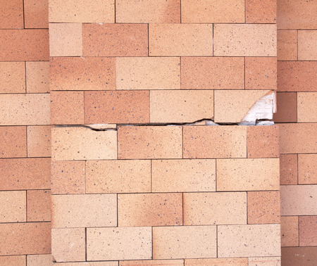 Old tile mortar cracks of the wall.