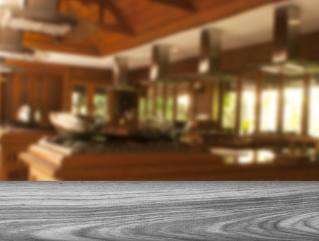 blurred Kitchenの写真素材