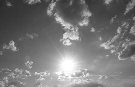 Sky black and white abstract background texture.の写真素材