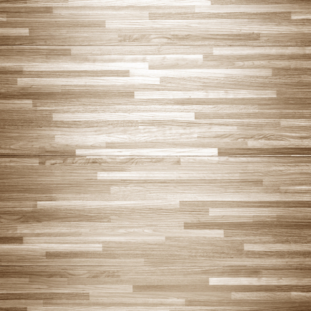Hardwood maple basketball court floor viewed from aboveの写真素材
