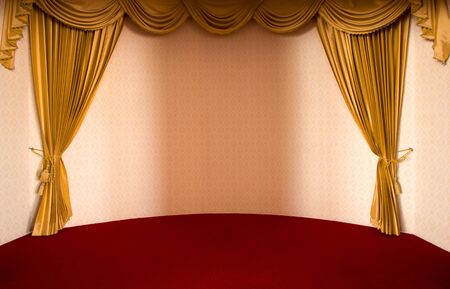stage curtain backgroundの写真素材