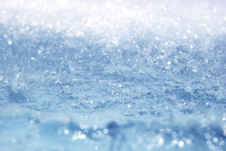 Water surface blue background clean water pond