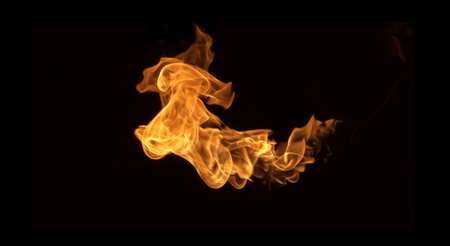 Flame heat fire abstract background black backgroundの写真素材