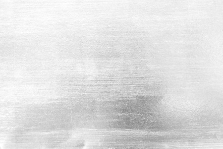 Silver foil shiny metal texture background wrapping paper forの写真素材