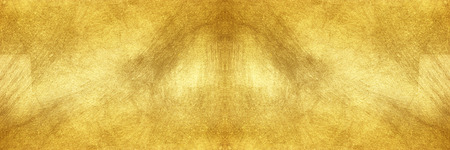 Shiny yellow leaf gold foil texture background