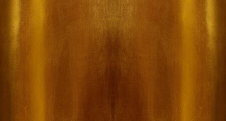 Gold metal brushed background or texture of brushed steelの写真素材