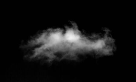 Abstract fog or smoke effect black background white smokeの写真素材