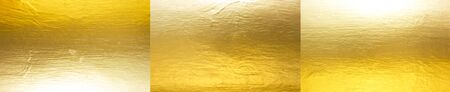 Gold color sheet metal separating three pictures with high detail big size Can be used to design...