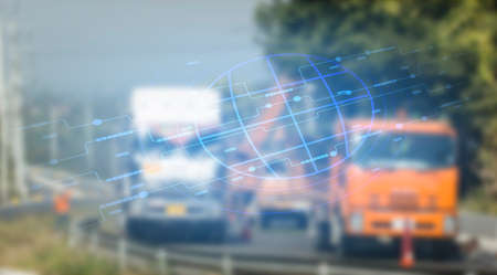 Technological technology for land transportation by heavy truck