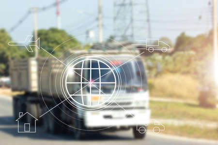 Technological technology for land transportation by heavy truck