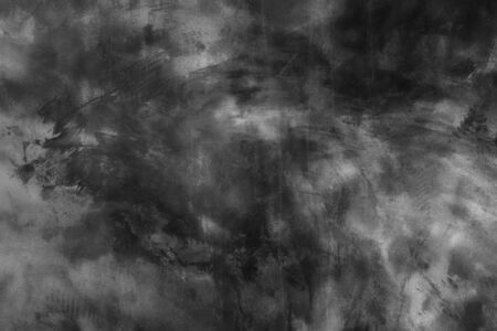 Black plaster walls Textured pattern background Interior designの写真素材