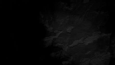 Dark grey black slate background or texture.の写真素材