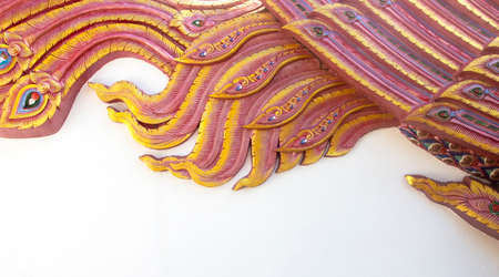 Thailand stucco wall art Decoration Design Backgroundの写真素材