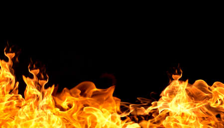 abstract red blaze fire flame texture backgroundの写真素材
