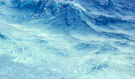 water in swimming pool rippled water detail background
