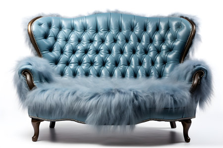 luxury sofa isolated on white background Generative AIの素材