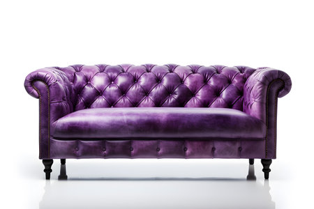 luxury sofa isolated on white background Generative AIの素材