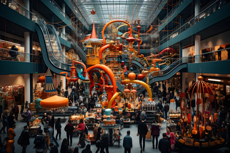 Trade in the department store market Generative AIの素材