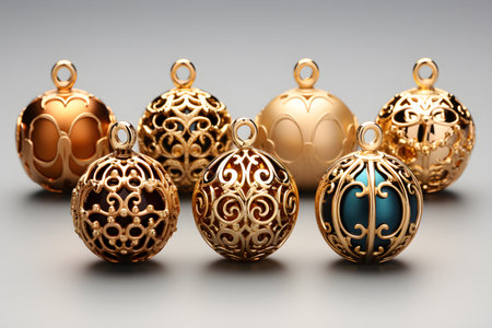 gold necklace isolated on black background Generative AIの素材