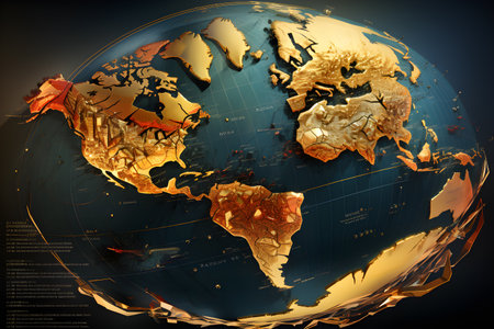 investment graph gold currency international Generative AIの素材